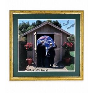 Vintage Framed Poster Silicon Valley 1995 HP Hewlett Packard Garage Bill Dave